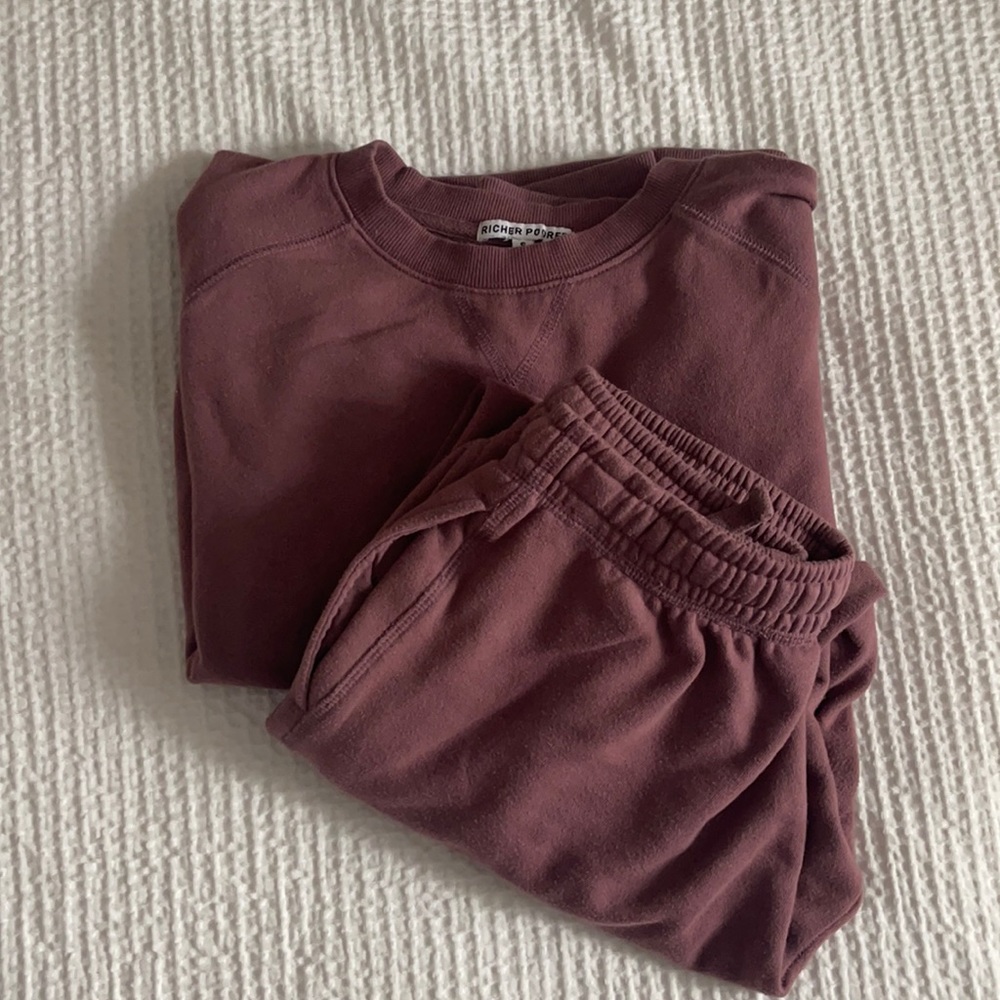 Richer Poorer Recycled Fleece Sweats Set (matching sweatshirt and sweatpants)